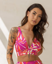 Reggiseno Costume Plus Size con Coppe Morbide Senza Ferretti - KRISLINE TWIST