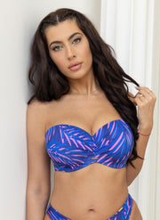 Reggiseno Costume Plus Size Con Coppe Preformate a Balconcino - KRISLINE HAWAI