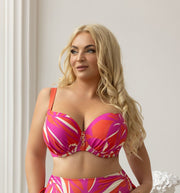 Reggiseno Costume Taglie Forti con Coppe Preformate e Ferretti - KRISLINE TWIST
