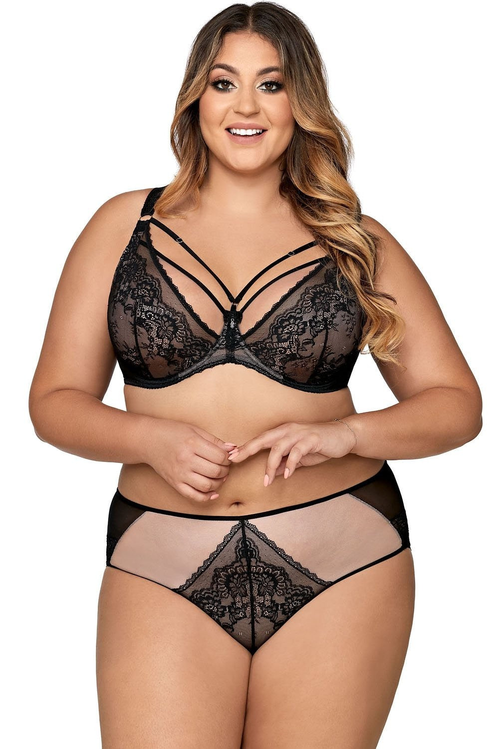 Reggiseno Morbido con Tulle e Pizzo - Ava