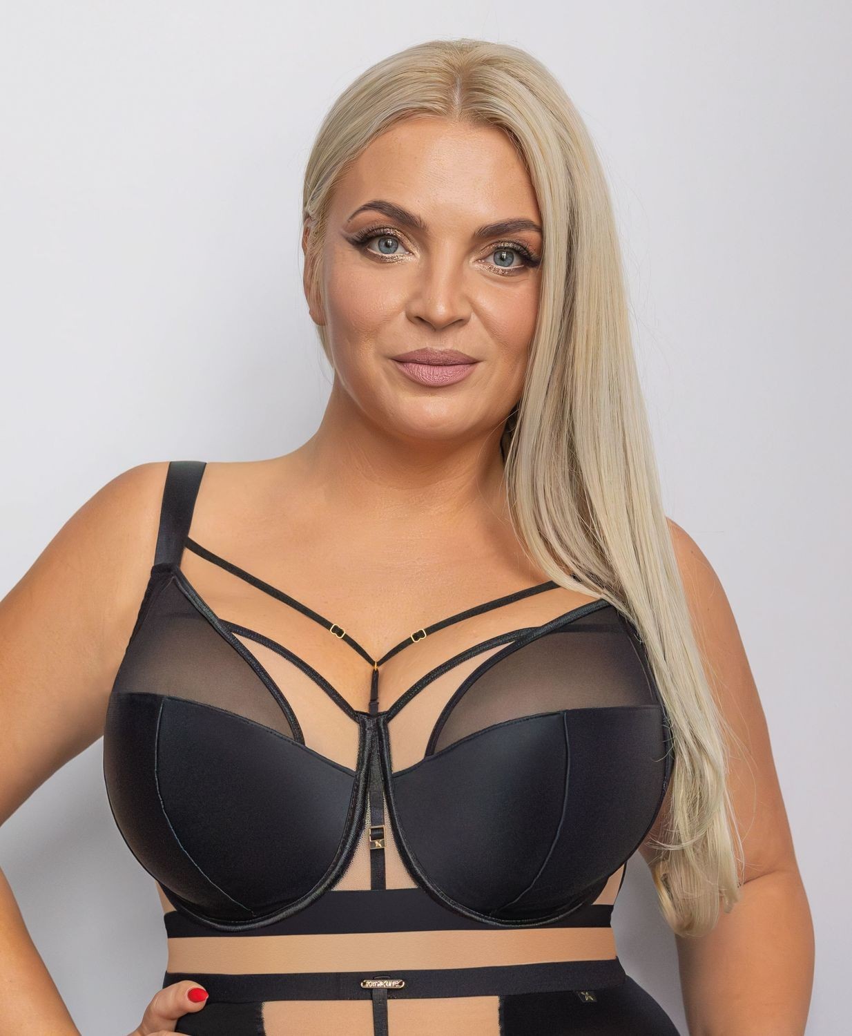 Reggiseno Plus Size con Coppe Morbide Intere e Laccetti - KRISLINE SIMPLE