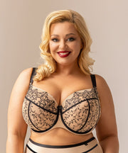 Reggiseno Plus Size con Coppe Morbide Intere e Side Support - KRISLINE ORIENTAL