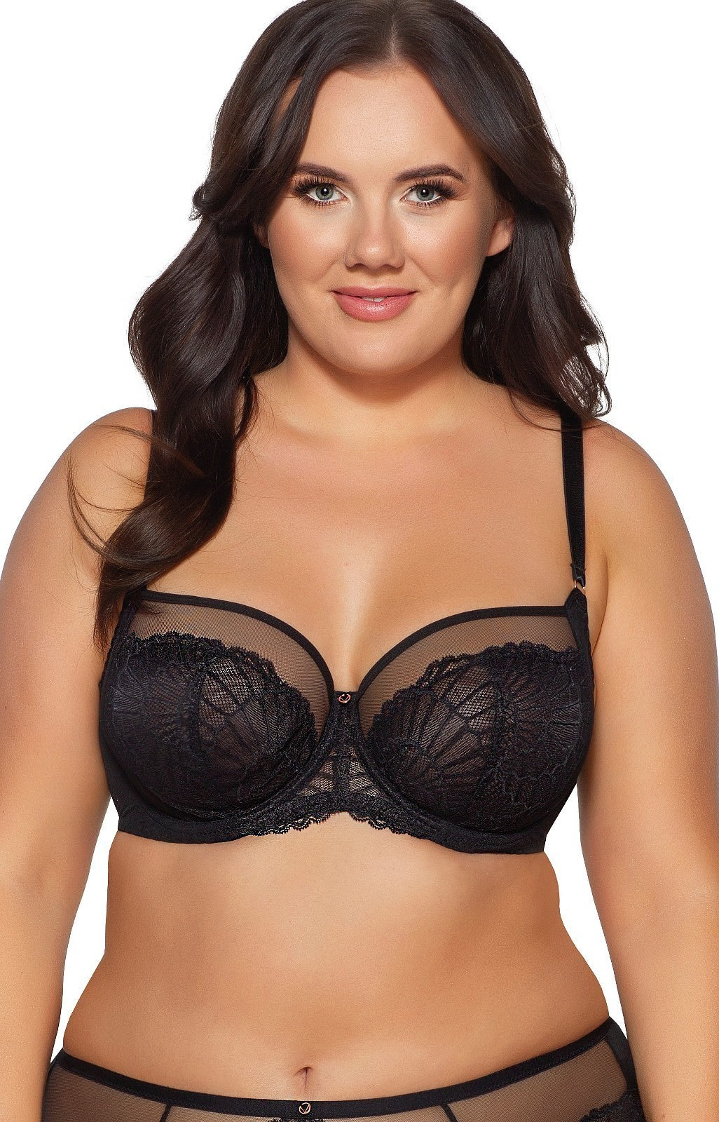 Reggiseno Plus Size con Coppe Morbide Leggermente Elastiche e Ferretti - AVA 2109