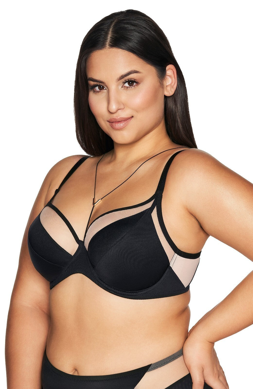 Reggiseno Plus Size con Coppe Morbide Lisce e Ferretti - Ava 2136