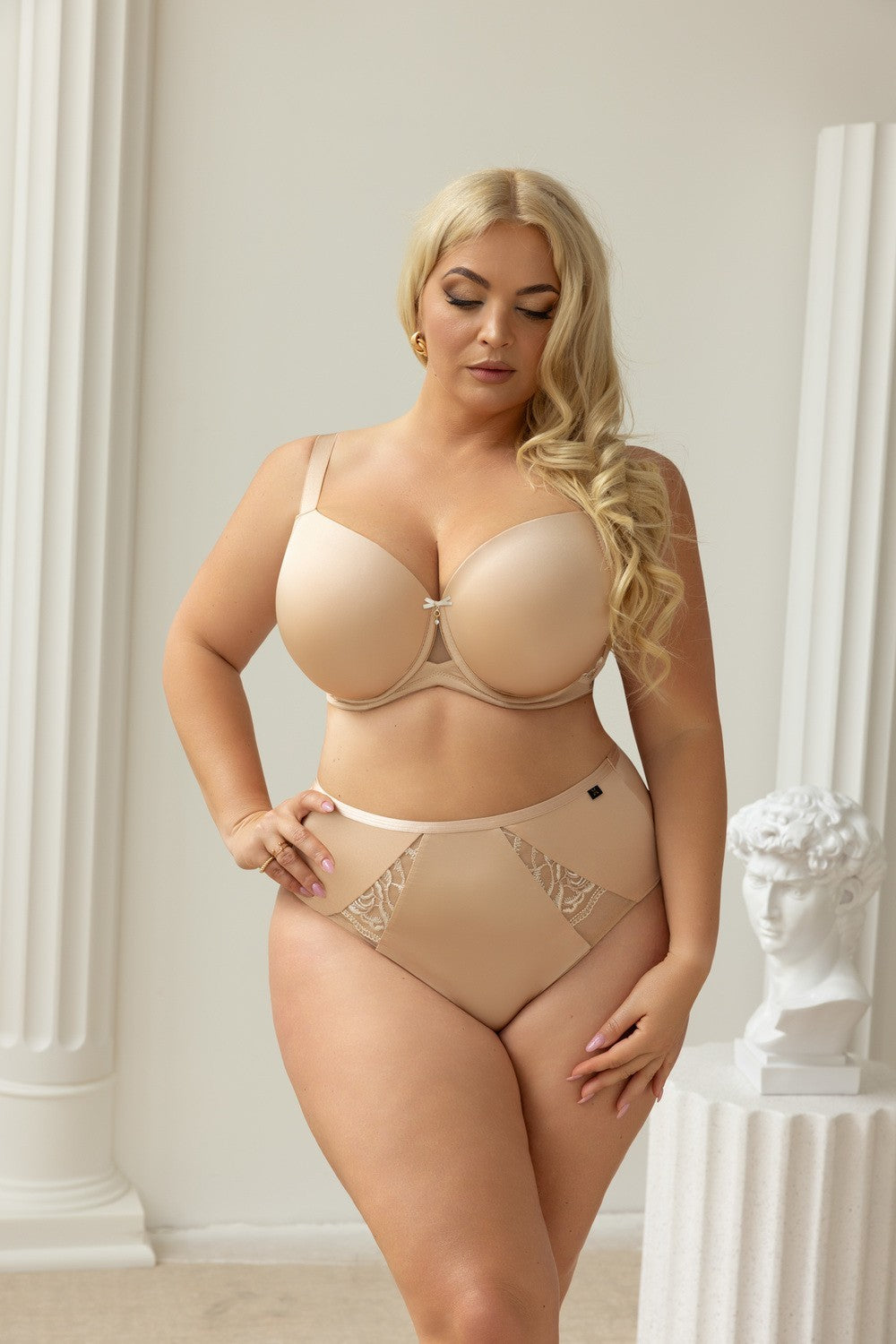 Reggiseno Plus Size con Coppe Preformate e Ferretti - KRISLINE DOLCE