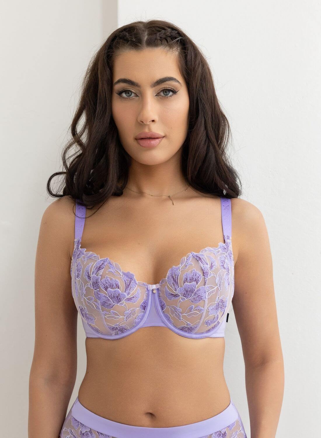 Reggiseno Plus Size Con Mezze Coppe Morbide e Ferretti - KRISLINE LILI