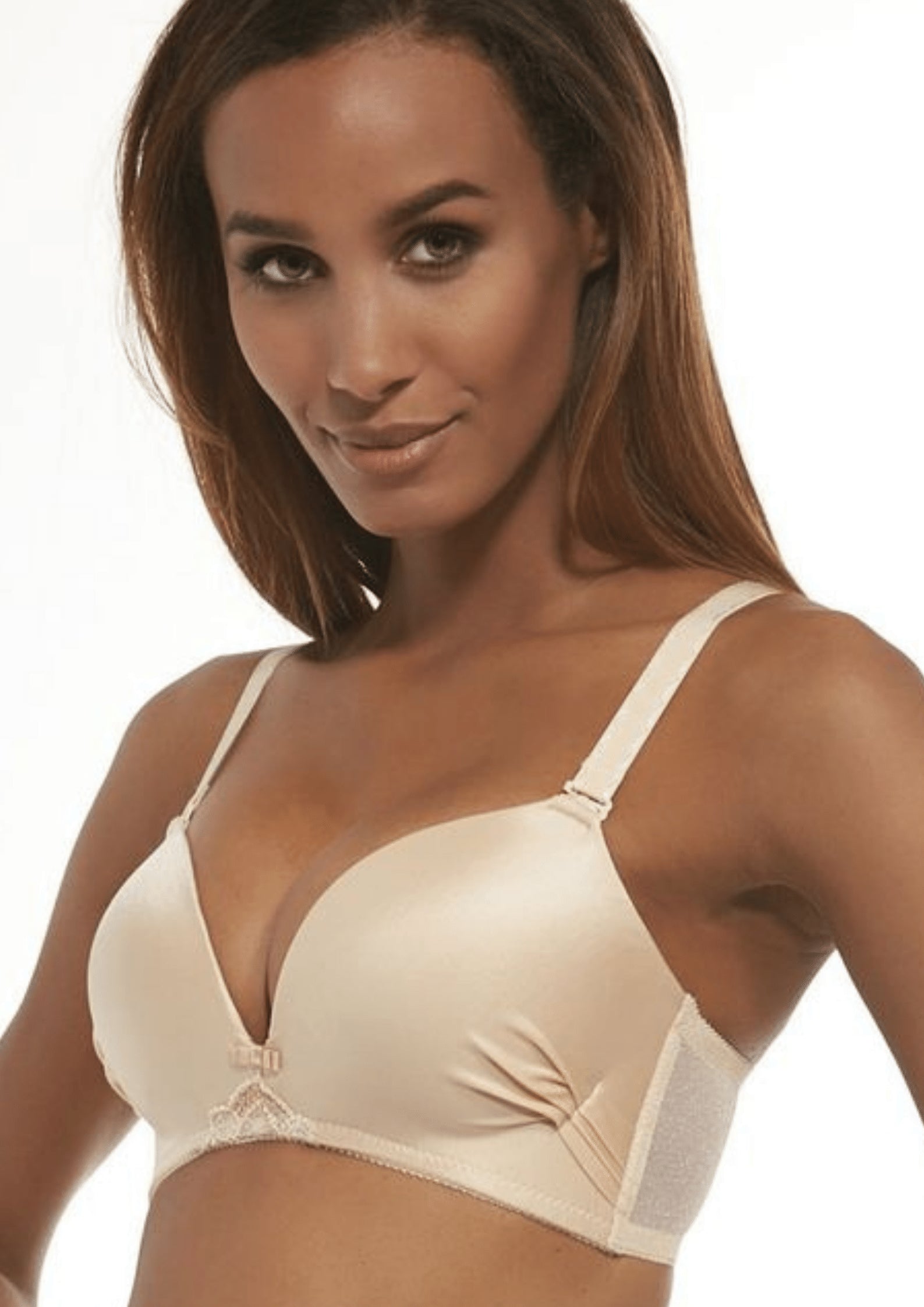 Reggiseno Push Up Con SPalline Rimovibili Per Scollature Profonde - Krisline FORTUNA Beige