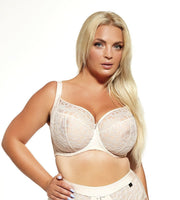 Reggiseno Taglie Forti A Coppa Intera Con Supporto Laterale Per Seno Grande e Largo - Krisline ROSEE