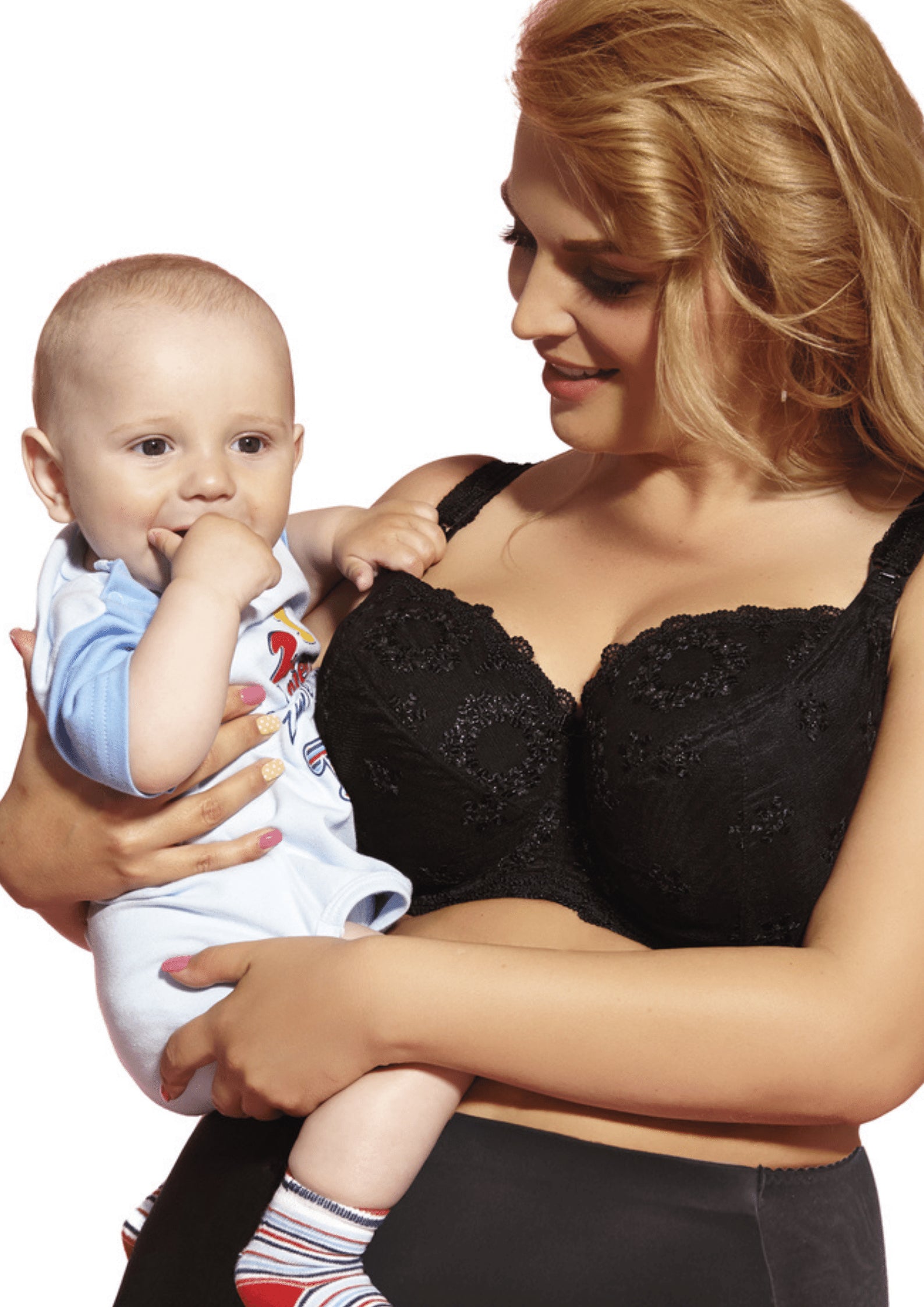 Reggiseno Taglie Forti Allattamento Mamma Con Coppe Morbide - Krisline FORTUNA