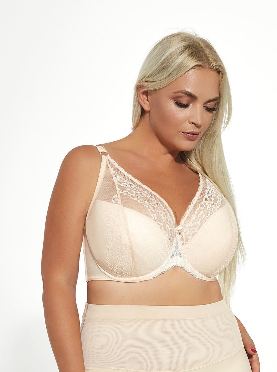 Reggiseno Taglie Forti Bralette Push Up Con Coppe Semi Imbottite - Krisline POLA