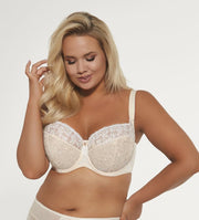 Reggiseno Taglie Forti Con Coppe Semi Morbide e Supporto Laterale - Krisline Pola SOFTSIDESUPPORT