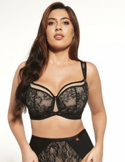 Reggiseno Taglie Forti con Coppe Preformate Push Up Balconcino - Krisline VENICE