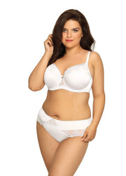 Reggiseno Taglie Forti Imbottito Con Motivo Floreale - Ava