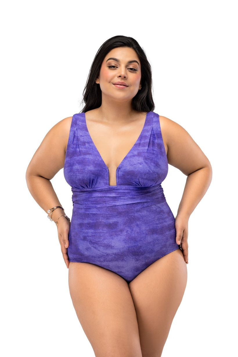 Costume Intero Plus Size Con Coppe Morbide Senza Ferretto - NESSA MILANO SAMOS