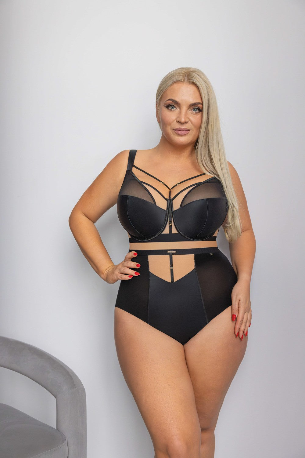 Mutanda Donna Plus Size con Taglio Classico a Vita Alta Leggermente Modellante - KRISLINE SIMPLE