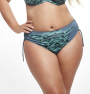 Slip Bikini Costume Da Bagno Taglie Forti MIDI con Coulisse - Krisline BALI