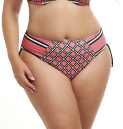 Slip Bikini Costume Da Bagno Taglie Forti Vita Alta con Coulisse - Krisline TANZANIA