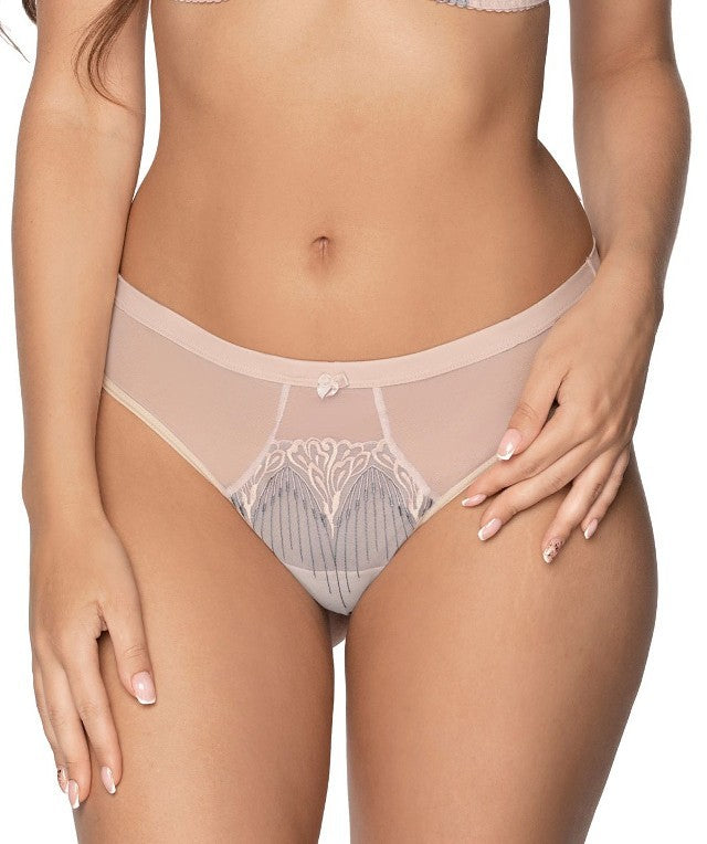 Slip Brasiliana Con Tessuto Velato - Gaia Loretta