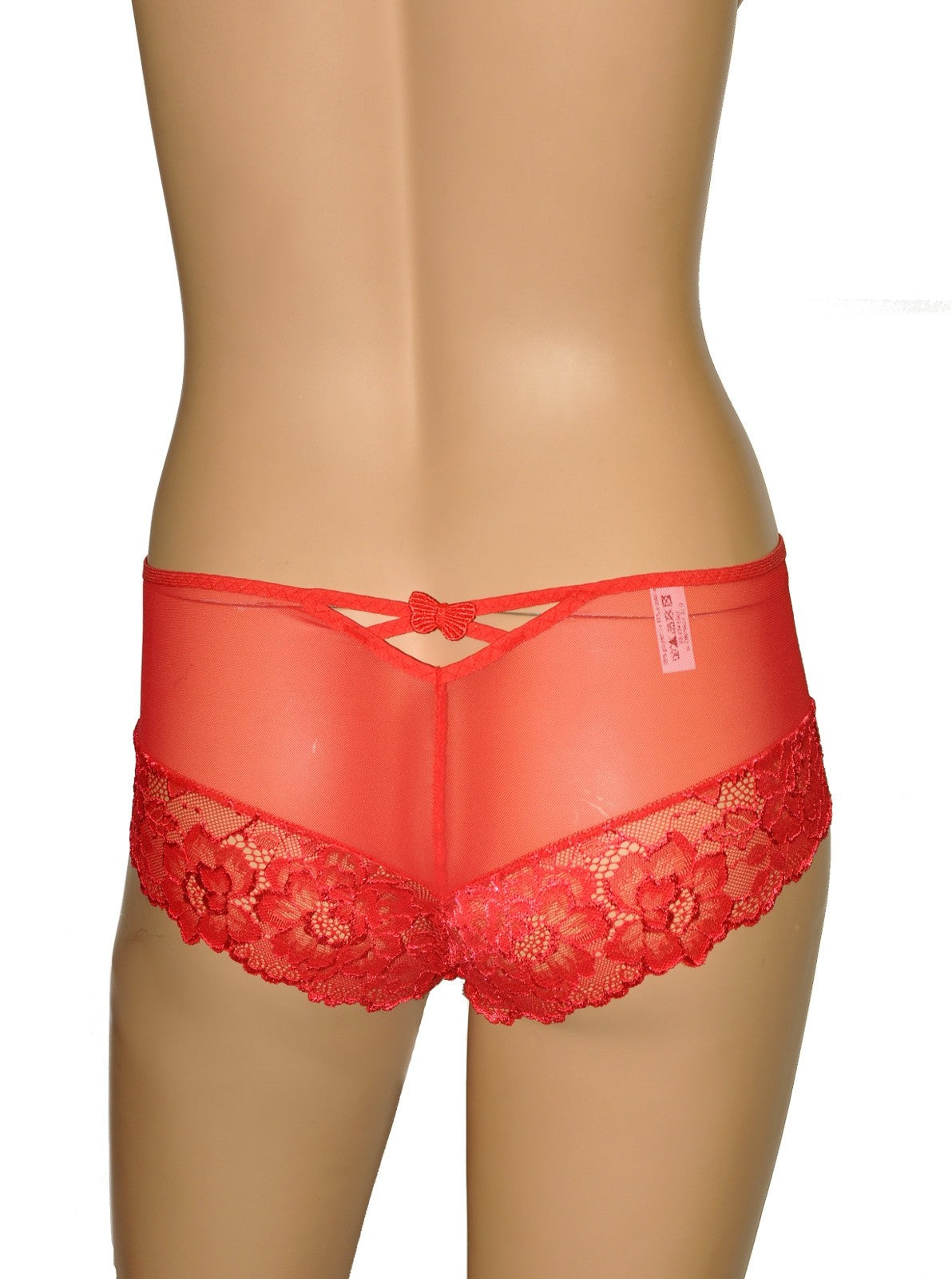 Slip Velato con Pizzo Rosso - Ewana N 98