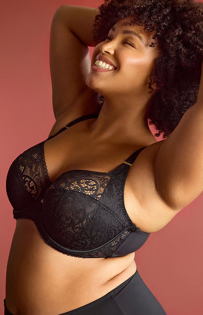 Sculptresse Estel – Reggiseno a Coppa Intera in Pizzo Noir