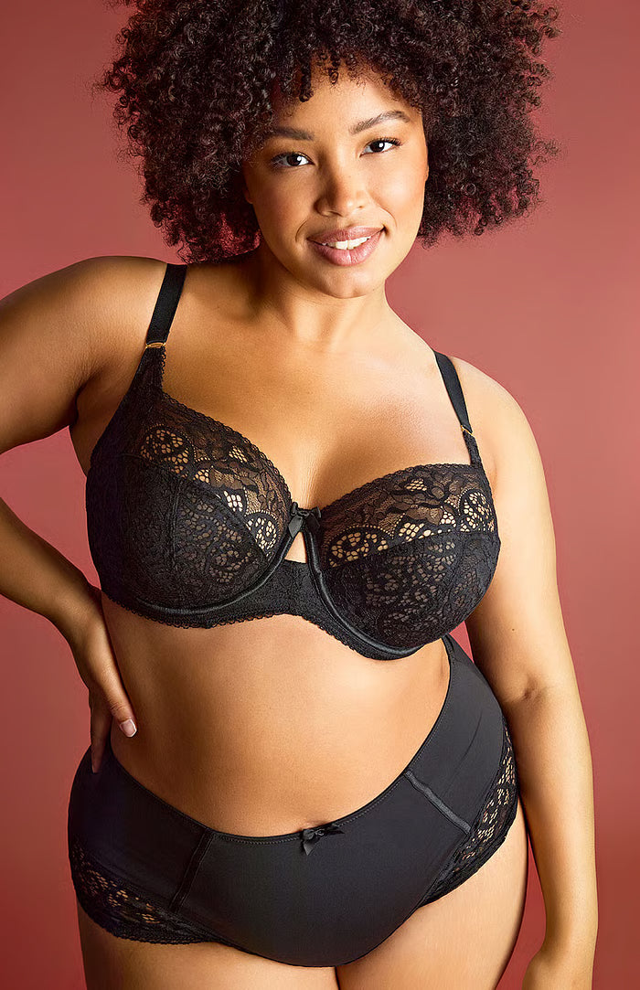 Sculptresse Estel – Reggiseno a Coppa Intera in Pizzo Noir